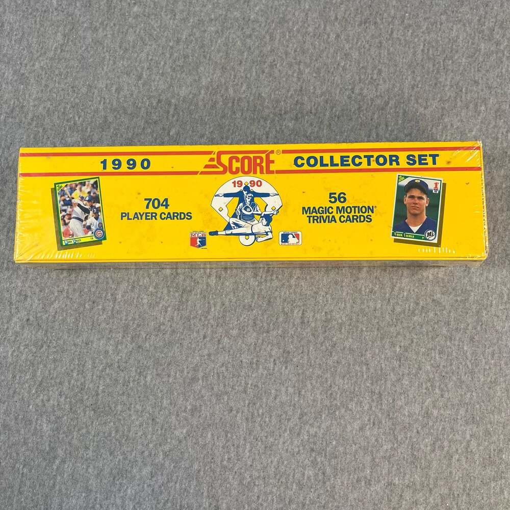 1990 Score Baseball Collector Factory Sealed 704 Cards,56 Magic Motion Trivia